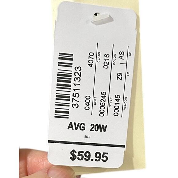 NEW CJ Banks Gray Relaxed Fit High Rise Trouser The Perfect Pant Size 20W Avg - Picture 4 of 7